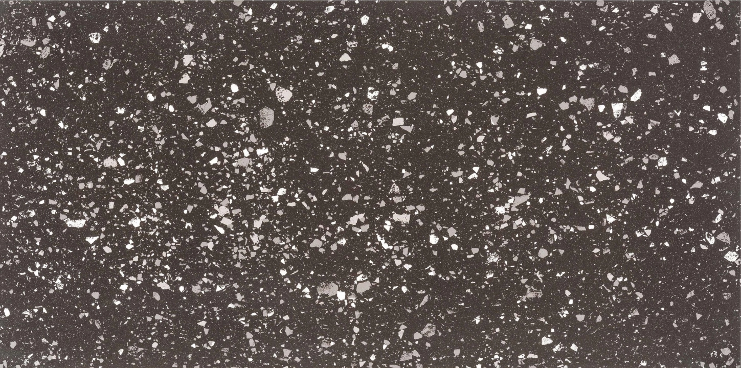 Casalgrande Padana Terrazzotech Nero błyszcząca 60x120 cm gr. 9 mm